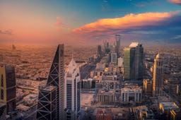 KSA skyline evening