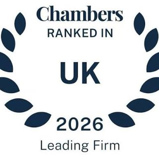 We've secured top-tier rankings in seven practice areas in the Chambers and Partners 2026 UK Guide